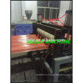 NEW MACHINE TEST OF PVC corrugated tiles production line